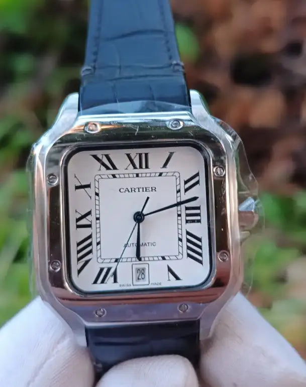 Cartier Santos leather