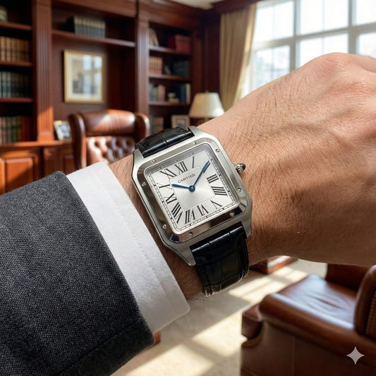 Cartier Santos leather