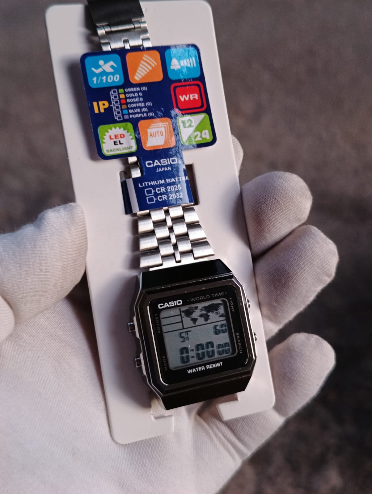 Casio A500WGA-1 World Time