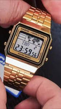 Casio A500WGA-1 World Time Rose gold
