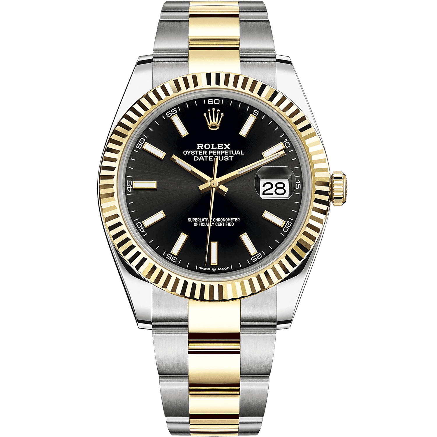 Rolex DateJust ( Rolesor Black Dial)